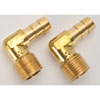 NPT 90-Degree Hose Barb Fitting [3/8 in. NPT to 3/8 in. Hose, Brass] - image 2