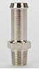 NPT Straight Hose Barb Fitting [1/8 in. NPT to 3/8 in. Hose, Nickel-Plated Brass] - image 1