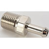 NPT Straight Hose Barb Fitting [1/4 in. NPT to 1/4 in. Hose, Nickel-Plated Brass] - image 2