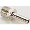 NPT Straight Hose Barb Fitting [3/8 in. NPT to 5/16 in. Hose, Nickel-Plated Brass] - image 2