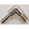 NPT 90-Degree Hose Barb Fitting [1/8 in. NPT to 1/4 in. Hose, Nickel-Plated Brass] - image 2