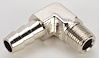 NPT 90-Degree Hose Barb Fitting [1/8 in. NPT to 5/16 in. Hose, Nickel-Plated Brass] - image 1