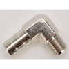 NPT 90-Degree Hose Barb Fitting [1/8 in. NPT to 3/8 in. Hose, Nickel-Plated Brass] - image 2