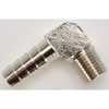 NPT 90-Degree Hose Barb Fitting [1/4 in. NPT to 3/8 in. Hose, Nickel-Plated Brass] - image 2