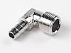 NPT 90-Degree Hose Barb Fitting [3/8 in. NPT to 5/16 in. Hose, Nickel-Plated Brass] - image 1