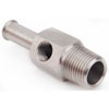 SS Fuel Pressure Gauge Fitting 3/8" Hose Barb x 3/8" NPTM - image 2