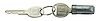 Glovebox Lock Set Fits Select 1962-1967 GM Models [Oval Style GM Keys] - image 1