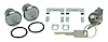 Ignition & Door Lock Set Fits Select 1966-1972 GM Models [Square Style GM Keys] - image 1