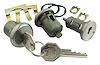 Ignition & Door Lock Set Fits Select 1966-1968 GM Models [Original Octagon Keys] - image 1