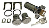 Ignition & Door Lock Set Fits Select 1969-1978 GM Models [Square Style GM Keys] - image 1