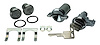 Ignition, Door & Glovebox Lock Set for 1969 Chevrolet Chevelle, El Camino [Square Style GM Keys] - image 1