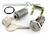 Trunk & Glovebox Lock Set Fits Select 1964-1968 GM Models [Oval Style GM Keys] - image 1