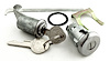 Trunk & Glovebox Lock Set Fits Select 1964-1968 GM Models [Original Pearhead Keys] - image 1