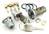 Ignition & Door Lock Set for 1968 Buick Skylark, Chevy Chevelle, 1979-1982 Chevy Corvette [Square Style GM Keys] - image 1