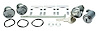 Door, Trunk & Glovebox Lock Set Fits Select 1964-1965 Chevrolet Chevelle, Malibu [Original Pearhead Keys]