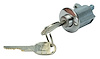 Glovebox/Console Lock Set for 1958-1960, 1963 Chevrolet Bel Air, Biscayne, Impala [Oval Style GM Keys] - image 1