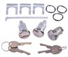 Door & Trunk Lock Set for 1961-1964 Pontiac Bonneville, Catalina, Grand Prix [Oval Style GM Keys] - image 2