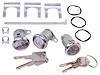 Door & Trunk Lock Set Fits Select 1961-1964 GM Models [Original Octagon Keys] - image 1