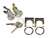 Door Lock Set Fits Select 1955 & 1957 Chevrolet Models [Original Octagon Keys] - image 1