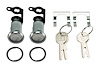 Door Lock Set for 1959-1960 Chevrolet Bel Air, Biscayne, Impala [Original Octagon Keys] - image 1