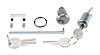Trunk & Glovebox Lock Set Fits Select 1967 GM Models [Oval Style GM Keys]
