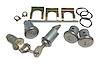 Ignition, Door, Trunk & Glovebox Lock Set Fits Select 1965 GM Models [Original Octagon Keys] - image 1