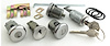 Ignition, Door, Trunk & Glovebox Lock Set Fits Select 1967 GM Models [Original Octagon Keys] - image 1