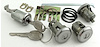 Door, Trunk & Glovebox Lock Set for 1962-1965 Chevrolet Chevy II Nova [Oval Style GM Keys] - image 1