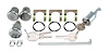 Door, Trunk & Glovebox Lock Set Fits Select 1966-1967 GM Models With Horizontal Tail Panel Notches [Original Pearhead Keys] - image 1