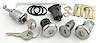 Ignition, Door, Trunk & Glovebox Lock Set for 1965 Chevrolet Chevy II Nova [Original Octagon Keys]