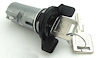 Ignition Lock Set Fits Select 1983-1988 GM Models [Square Style GM Keys, Black Finish] - image 1