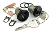 Door Lock Set for 1986-1992 Chevrolet Camaro, Pontiac Firebird [Oval Style GM Keys, Black Finish] - image 1