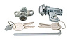 Trunk & Glovebox Lock Set for 1970-1973 Chevrolet Camaro, Pontiac Firebird [Oval Style GM Keys] - image 1