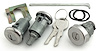 Door & Trunk Lock Set for 1978 Chevrolet Camaro With Long Shaft Cylinders [Oval Style GM Keys] - image 1