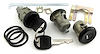 Door & Trunk Lock Set for 1986-1992 Chevrolet Camaro [Oval Style GM Keys, Black Finish] - image 1