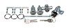 Door, Trunk & Glovebox Lock Set for 1970-1973 Chevrolet Camaro with Long Shaft Cylinders [Oval Style GM]