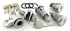 Door, Trunk & Glovebox Lock Set for 1978 Chevrolet Camaro With Long Shaft Cylinders [Oval Style GM Keys] - image 1