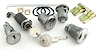Ignition, Door, Trunk & Glovebox Lock Set for 1968 Chevrolet Camaro With Vertical Pin Notches [Original Octagon Keys] 