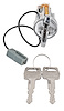 Ignition Lock Set Fits Select 1979-1993 Ford Models [Chrome] - image 1