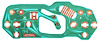 OEM-Style Instrument Panel Printed Circuit Board 1973-1975 Ford Truck & Bronco [With Warning Lights] - image 1