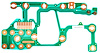 OEM-Style Instrument Panel Printed Circuit Board 1980 Ford Truck & Bronco [With Factory Gauges & Without Tachometer] - image 1