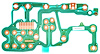 OEM-Style Instrument Panel Printed Circuit Board 1981-1986 Ford Truck & Bronco [With Factory Gauges & Tachometer] - image 1
