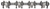 Non-Adjustable Rocker Arm Assembly for Ford FE - image 2