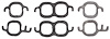Exhaust Header Gaskets for Small Block Chevy V8 262, 265, 283, 305, 307, 327, 350