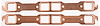 Copper Exhaust Gaskets Big Block Chrysler 440 Wedge [Square Port] - image 1