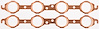 Copper Exhaust Gaskets GM LS1 5.7L [Round Port] - image 1