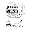 Complete Engine Gasket Kit Fits Select 2003-2006 Ford, Lincoln Models w/3.9L Eng. - image 1