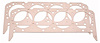 Copper Head Gaskets 4.000" to 4.060" bore x .042" thick - image 1