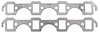 Aluminum Header Gaskets for Small Block Ford Rectangular Ports - image 1