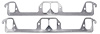 Aluminum Exhaust Manifold Gaskets for Small Block Chrysler 273-360 Rectangular Ports - image 1